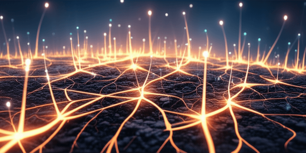 Mycelium network underground showing the decentralized AI intelligence coordinating global food systems